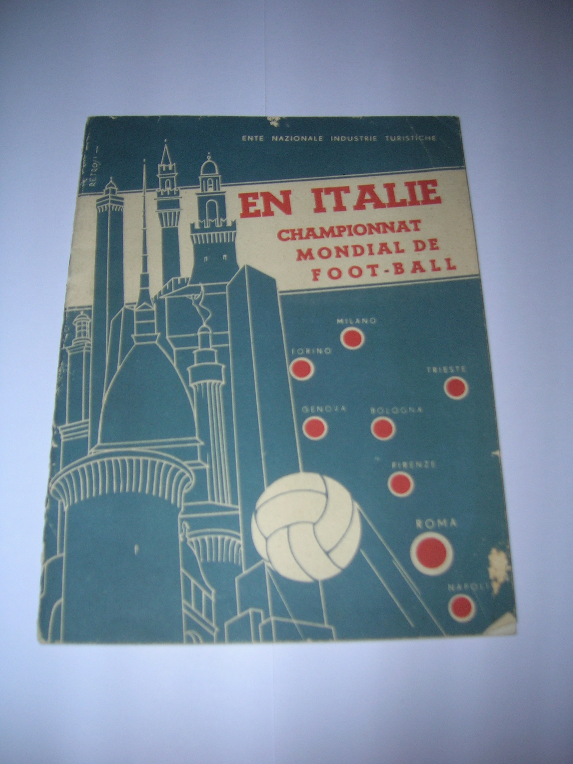 Libretto degli stadi mondiali calcio 1934  A